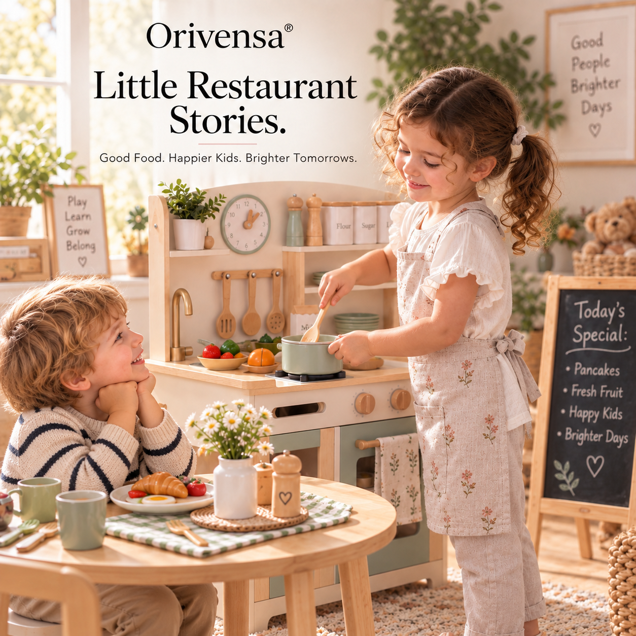 Orivensa® Little Chef Kitchen Play Set 👩‍🍳