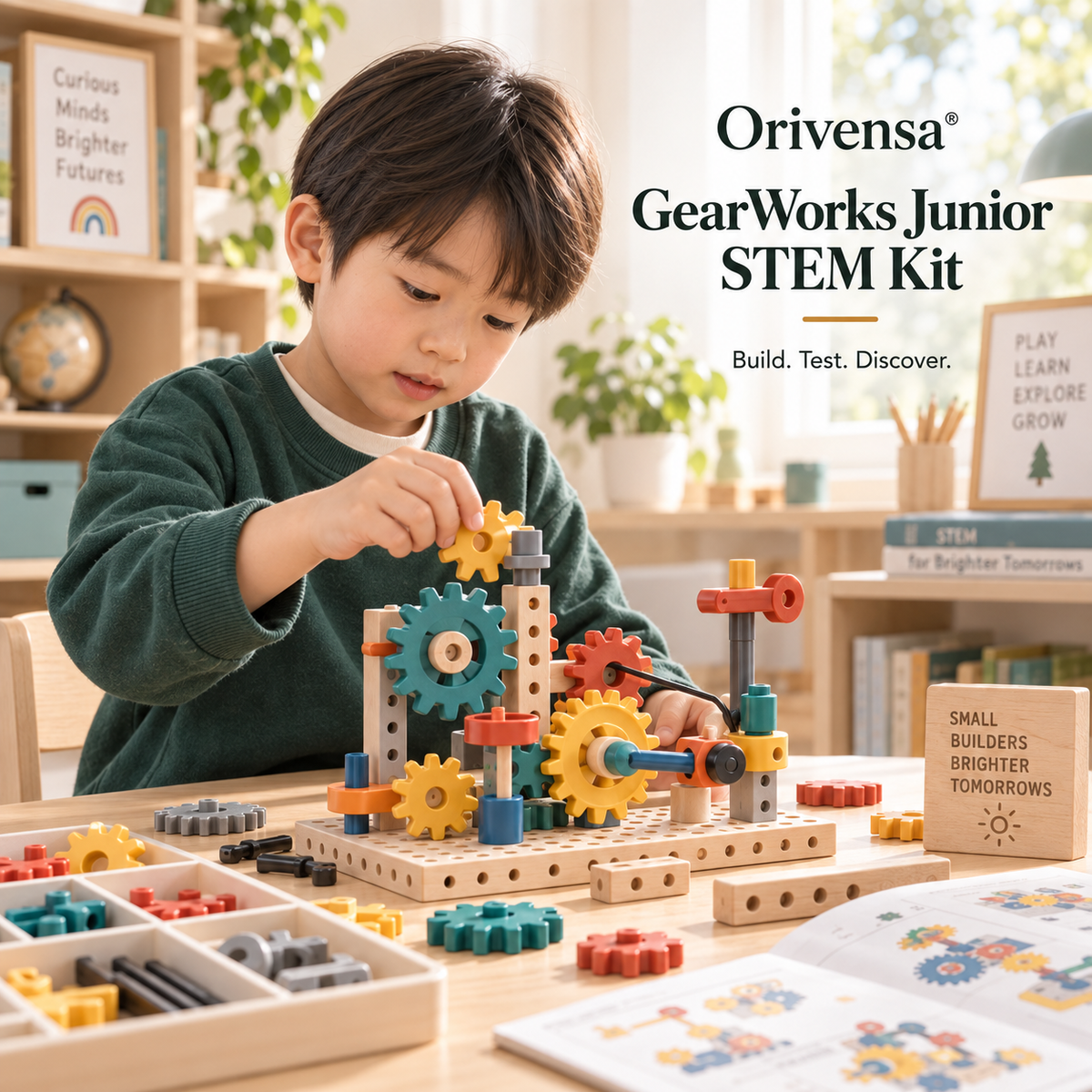 Orivensa® GearWorks Junior STEM Kit ⚙️